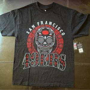 NFL SAN FRANCISCO 49ERS SUGAR SKULL TEE